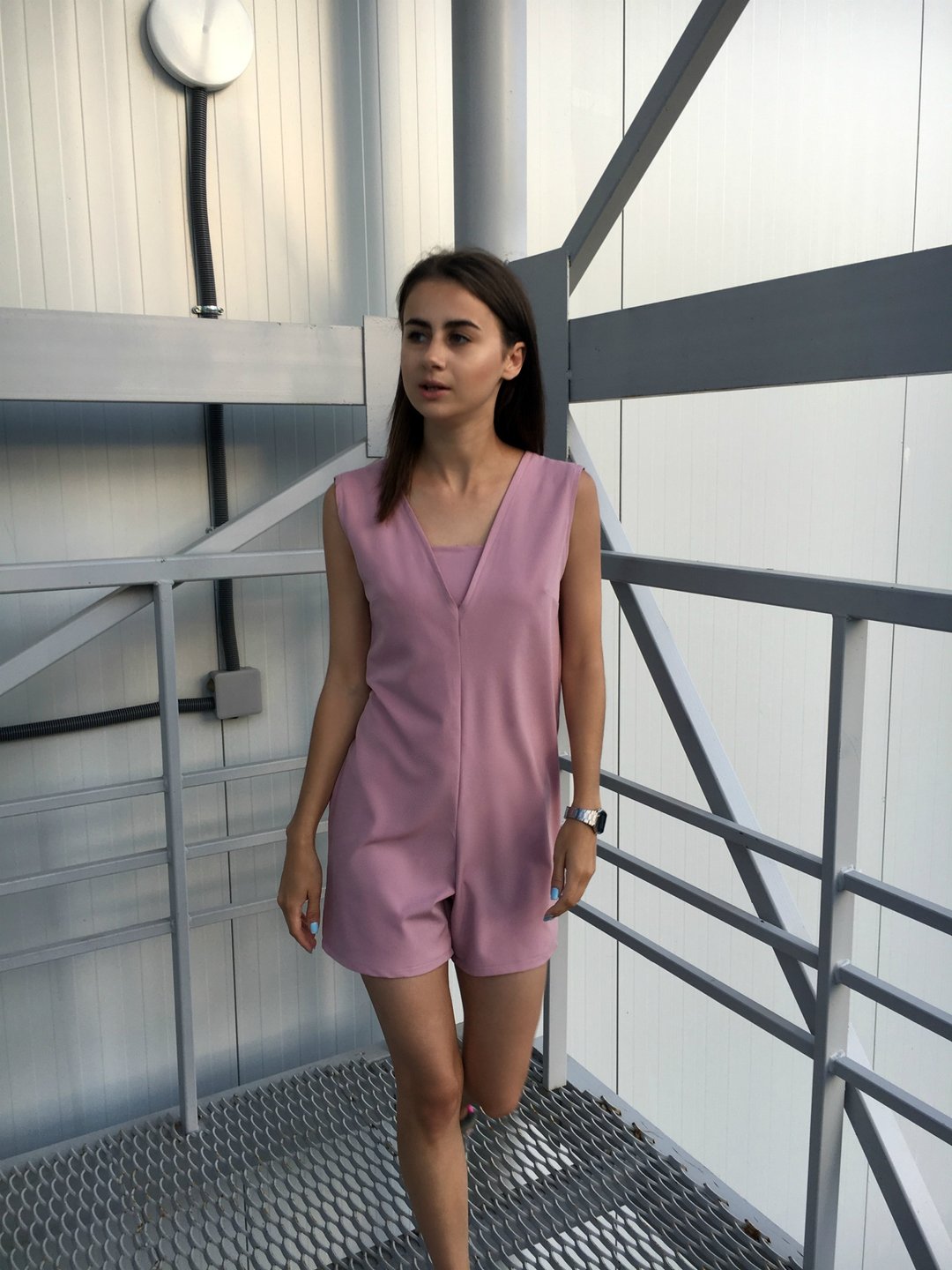 Pink Overall Shorts women, Summer Dungarees, shorts overalls, Short Jumpsuit - 背带裤/连体裤 - 其他材质 粉红色