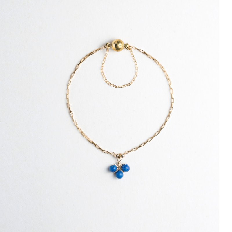 敲敲。我的幸运手链 Good Luck - 手链/手环 - 宝石 蓝色