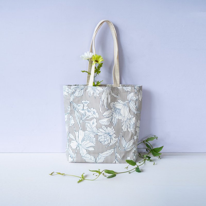 最文艺  肩背托特包 欧洲花园 - 手提包/手提袋 - 棉．麻 多色
