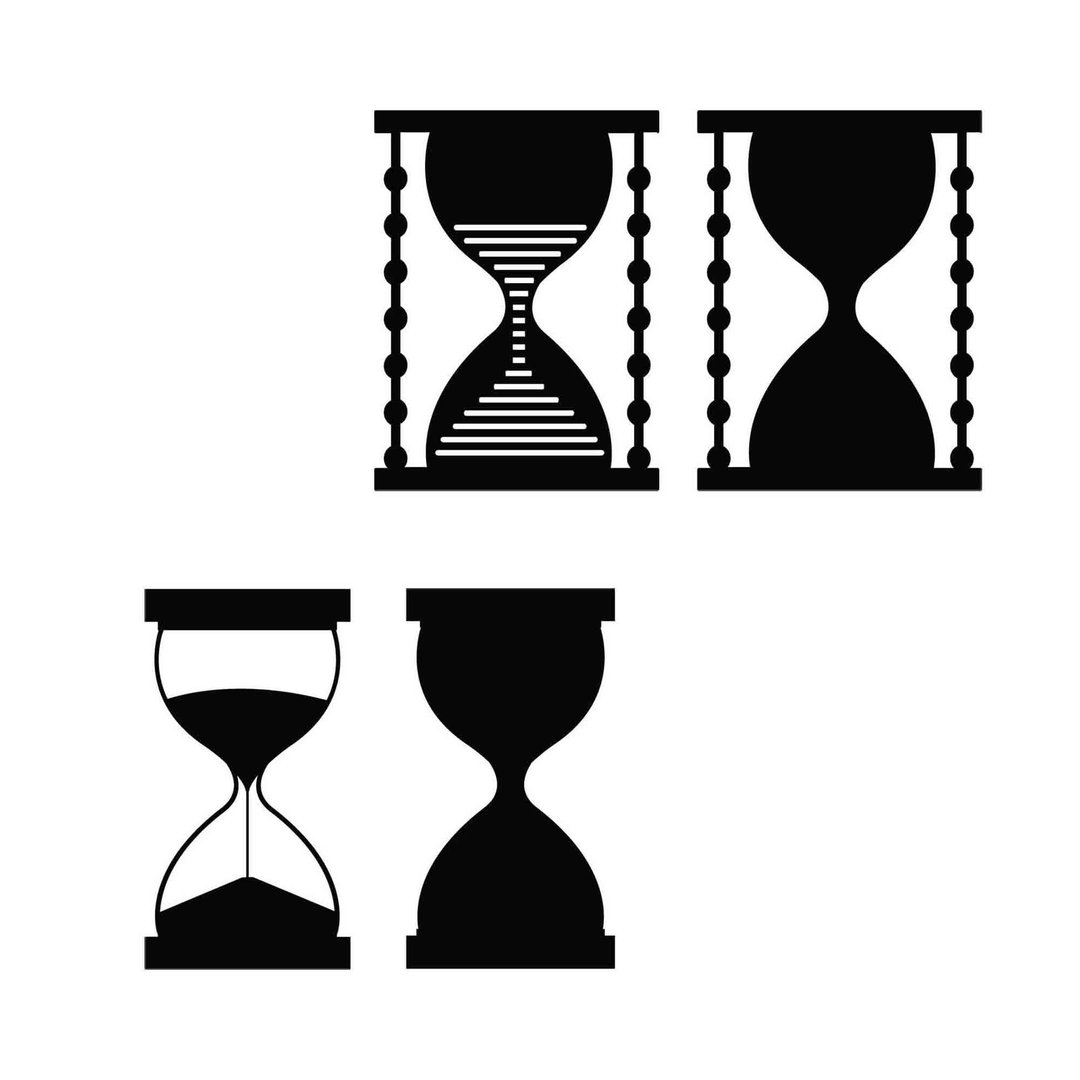 Hourglass svg, hour glass svg, hourglass template, hourglass eps, hourglass png - 图文模板设计 - 其他材质 