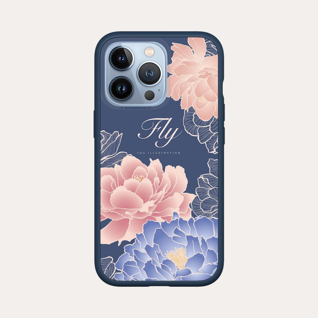Yuu【芙萝拉-蓝】犀牛盾手机壳 Mod NX - 定制化英文字 - 手机壳/手机套 - 塑料 粉红色