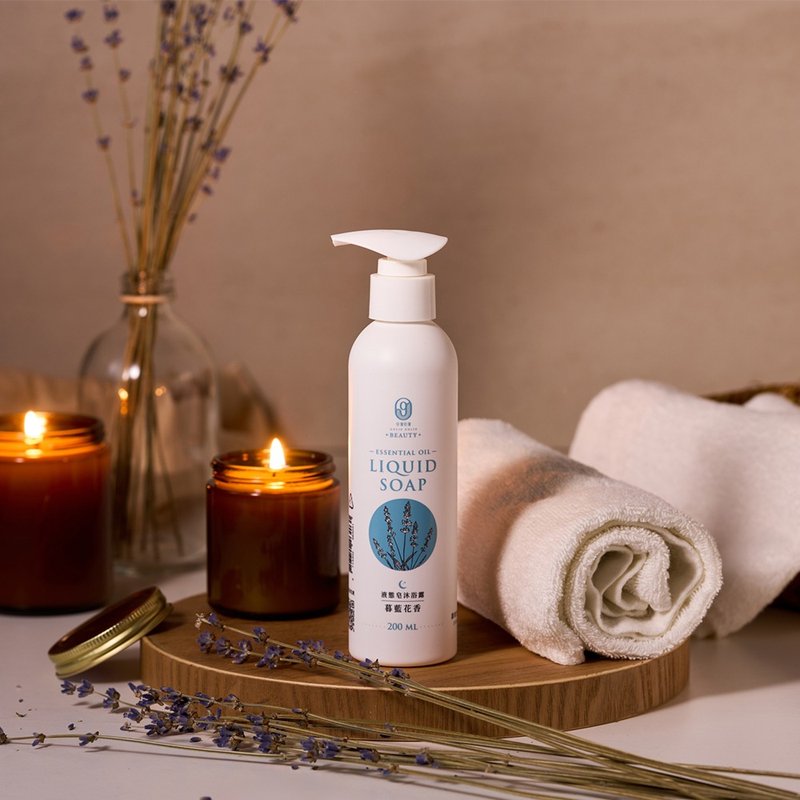 【谷溜谷溜Beauty】精油液态皂-暮蓝花香200ml - 沐浴用品 - 精油 