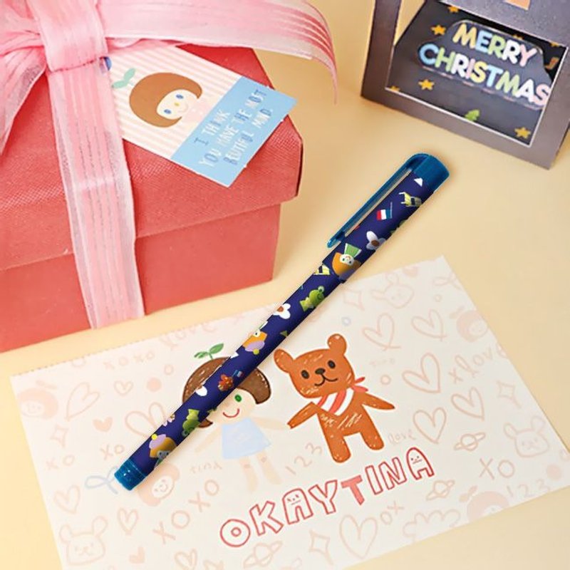 7321Desgin-OKTINA 0.5原子笔-史黛拉(蓝色),7321-04108 - 圆珠笔/中性笔 - 塑料 蓝色