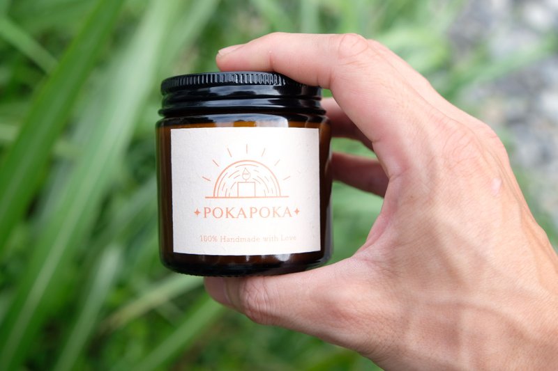 冬日暖阳 NO.30手工大豆香氛蜡烛 90g【周年庆买一送一织品喷雾】 - 香薰/精油/线香 - 玻璃 咖啡色