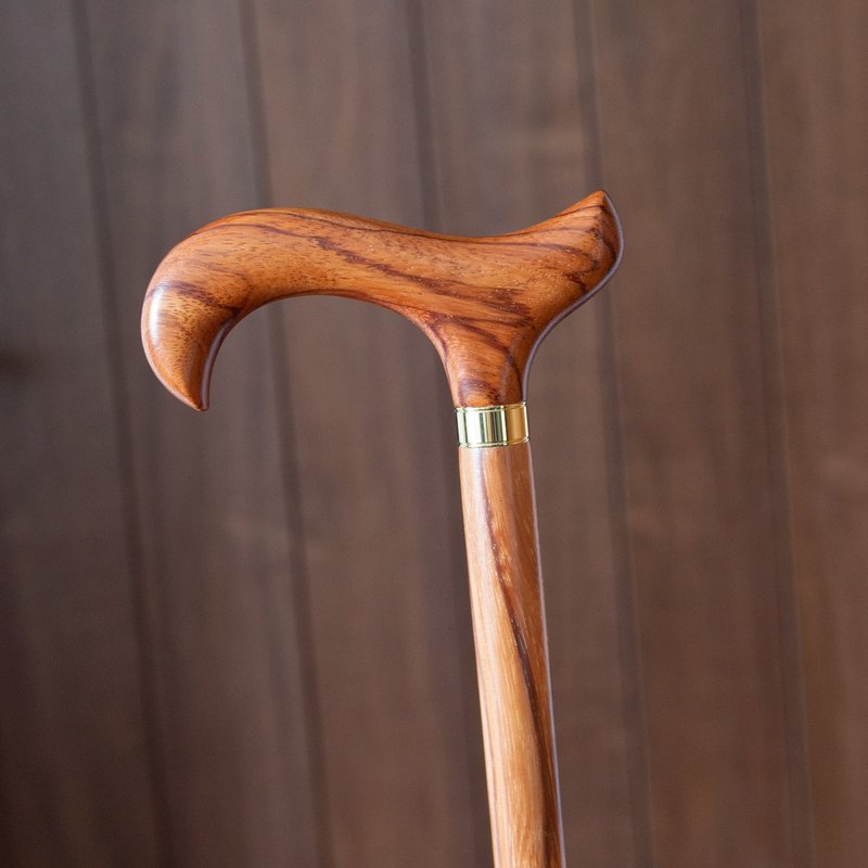 原木手杖 微奢款 Exotic Minimalist 紫心木/玫瑰木 二色 - 其他 - 木头 粉红色