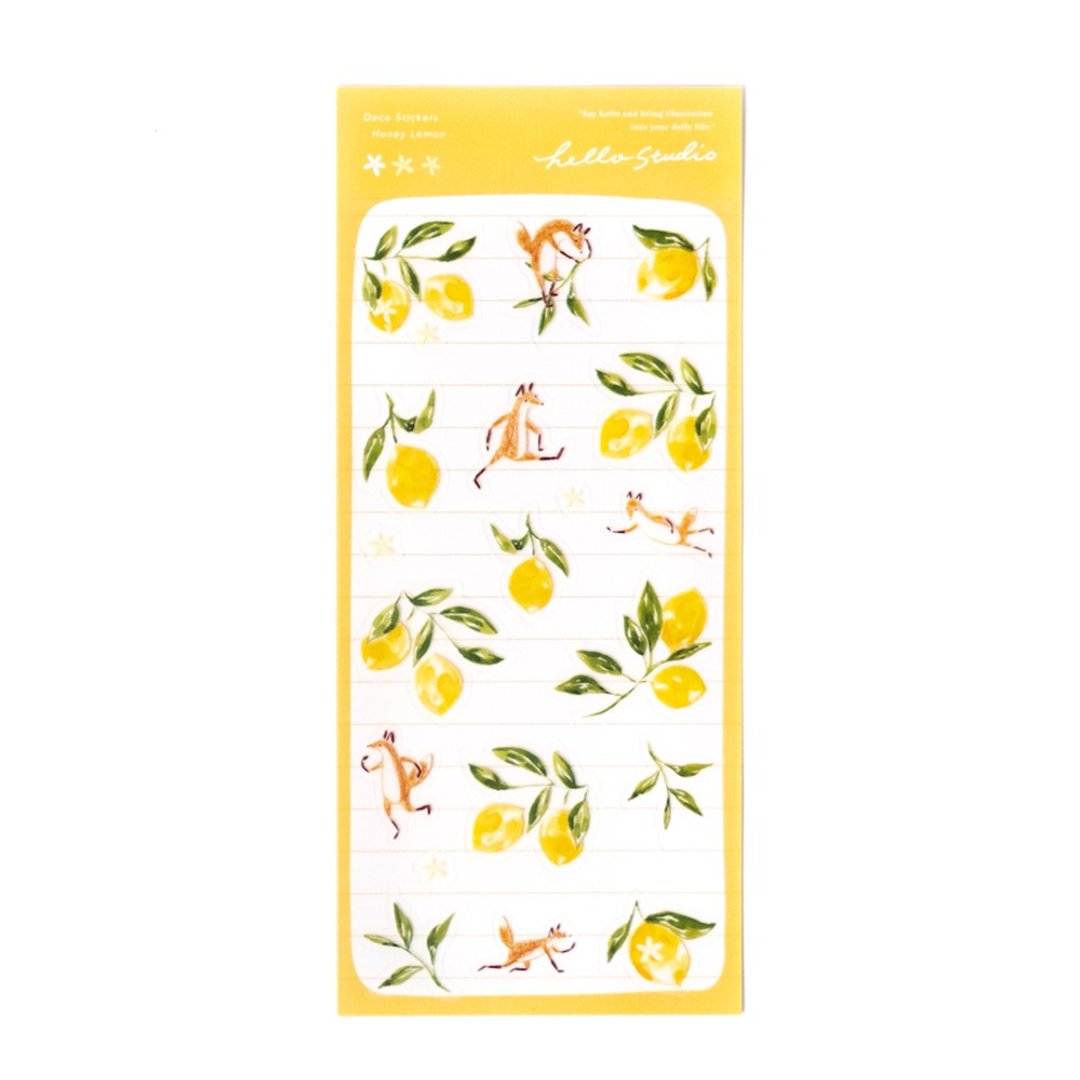 蜂蜜柠檬 Honey Lemon | 透明割型贴纸 - 贴纸 - 纸 