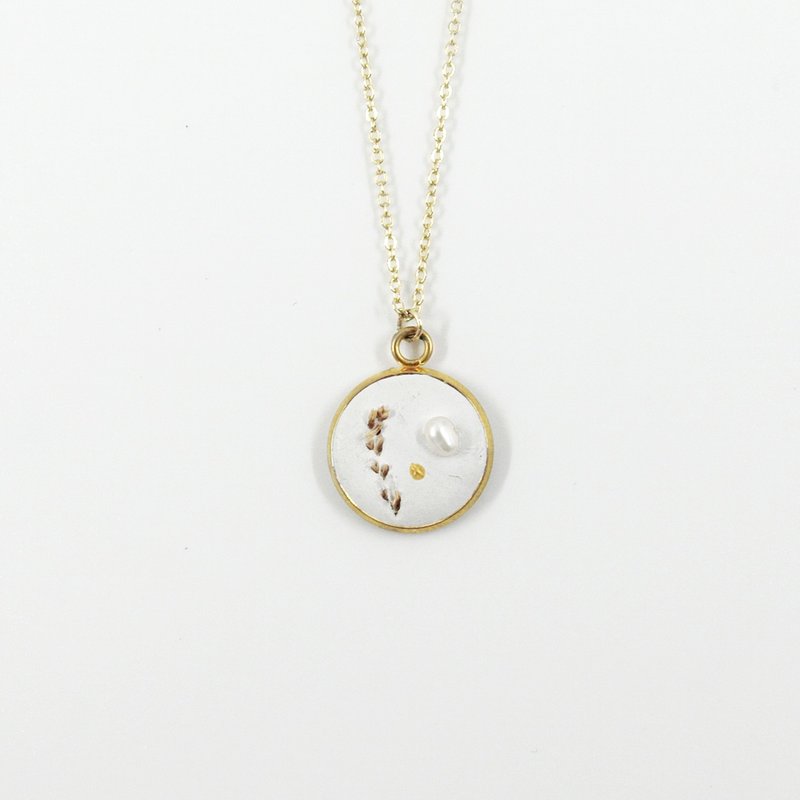 星云系列-星云水泥项链 (生日礼物/情人礼物/礼物) - 项链 - 水泥 金色