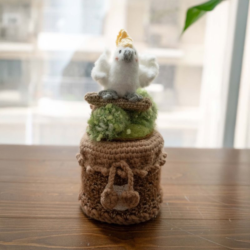 【宝贝好好睡】毛线纪念罐-大宝贝 - 订制抱枕/饰品 - 棉．麻 粉红色