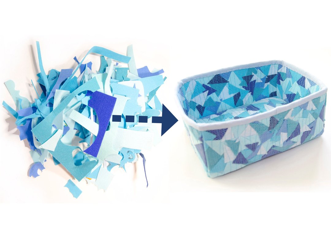 PDF Tutorial, How to sew Box from felt scraps - 手工艺教程/工具书 - 其他材质 