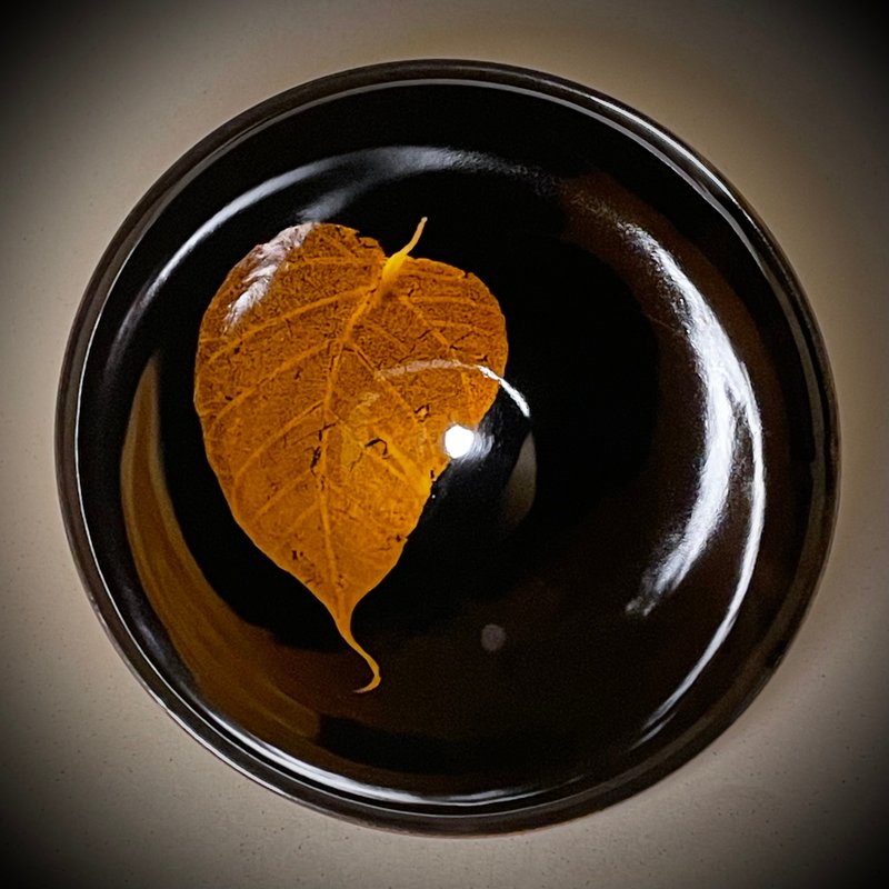 真实木叶天目茶盏-菩提叶 - 茶具/茶杯 - 其他材质 