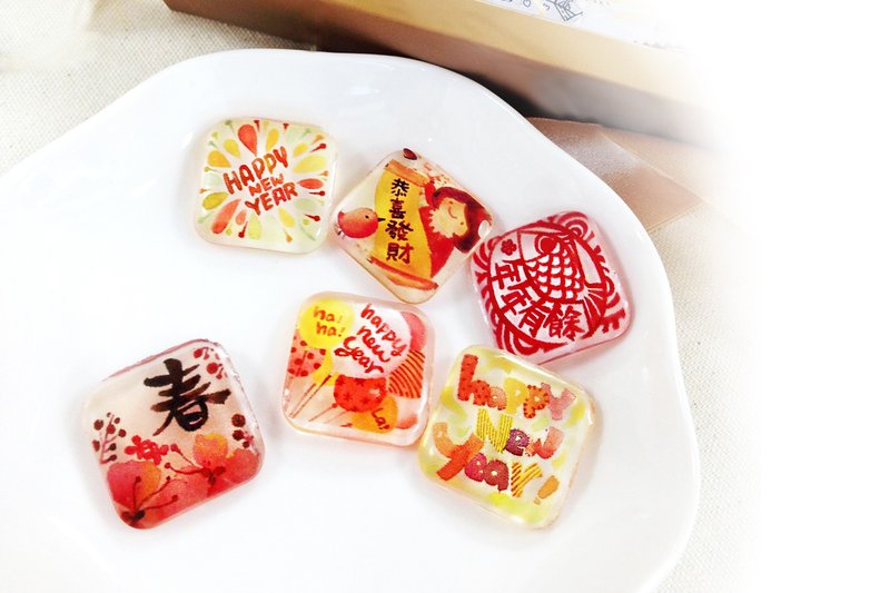 【万年不败新年糖】糖果礼盒30入 - 零食/点心 - 新鲜食材 红色