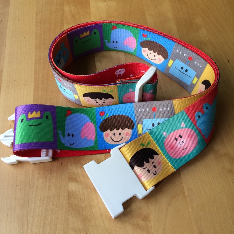 彩虹行李绑带_动物款 - 行李箱/行李箱保护套 - 聚酯纤维 多色