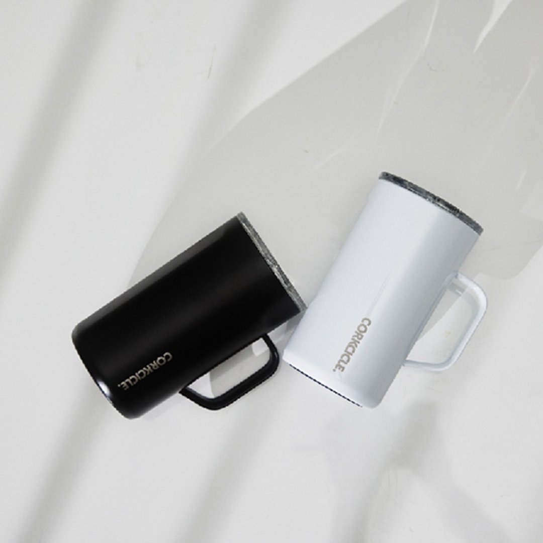 美国 CORKCICLE 三层真空咖啡杯 650ml-黑 - 保温瓶/保温杯 - 不锈钢 黑色