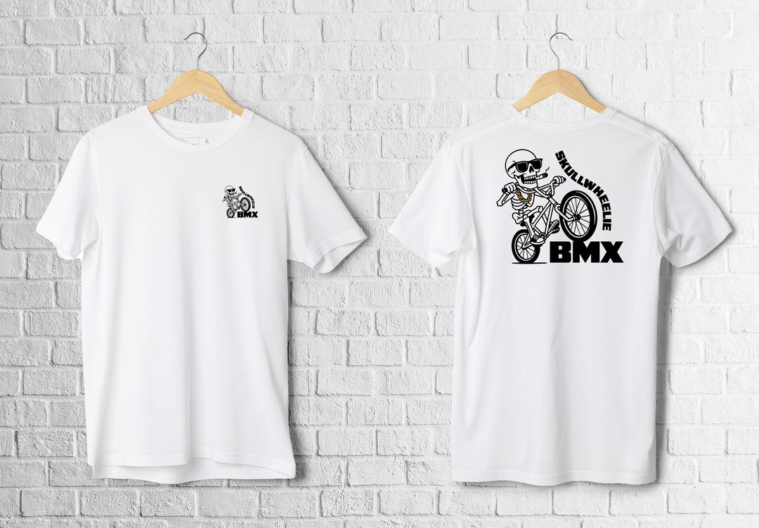 【I ROAR 】SKULLWHEELIE BMX/厚磅棉T/潮流可/订制 - 男装上衣/T 恤 - 棉．麻 