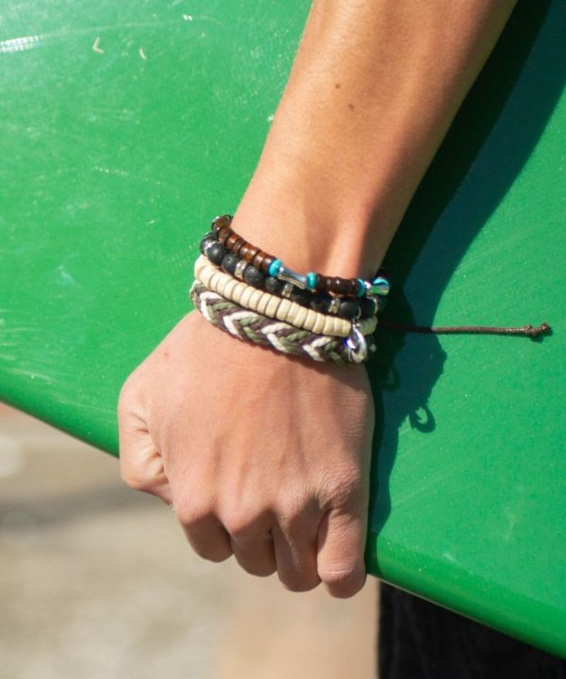 【热门预购】海的约定夏日幸运鱼钩手链 四入组 (3色) 42CZ5207 - 手链/手环 - 其他材质 