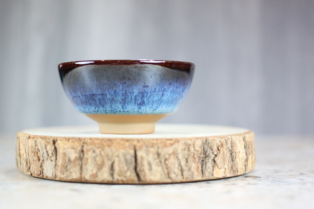【钟声响起】湛海 天目釉 圆满茶杯 莺歌陶艺名家叶敏祥作品 - 茶具/茶杯 - 瓷 