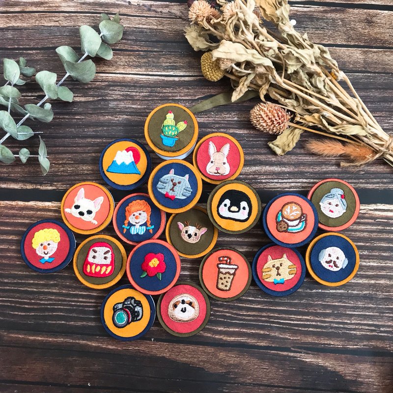 【选图定制】刺绣仿麂皮手机气垫支架  | 集线器 - 手机配件 - 绣线 多色