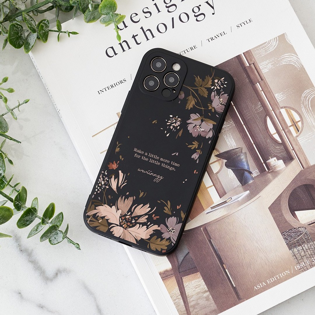 wwiinngg永生花束纯色硅胶iPhone手机壳 - 手机壳/手机套 - 硅胶 多色