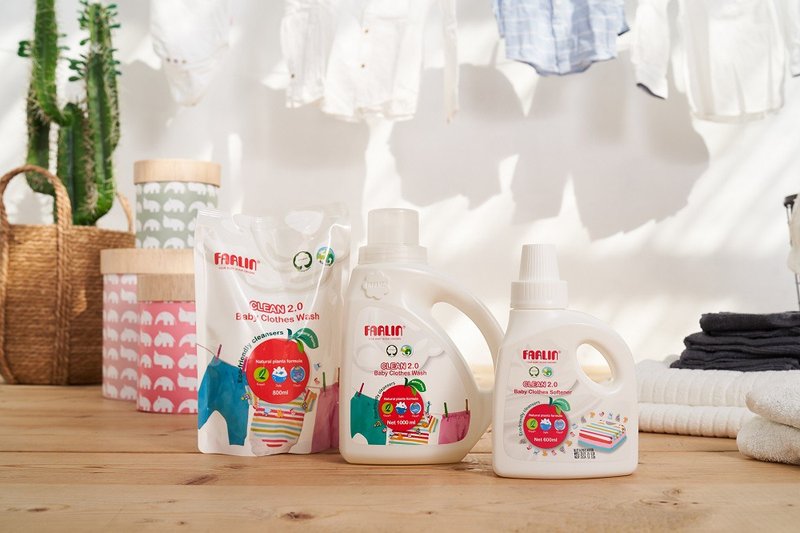 【farlin】植物性宝宝洗衣精 - 衣物清洁 - 塑料 白色