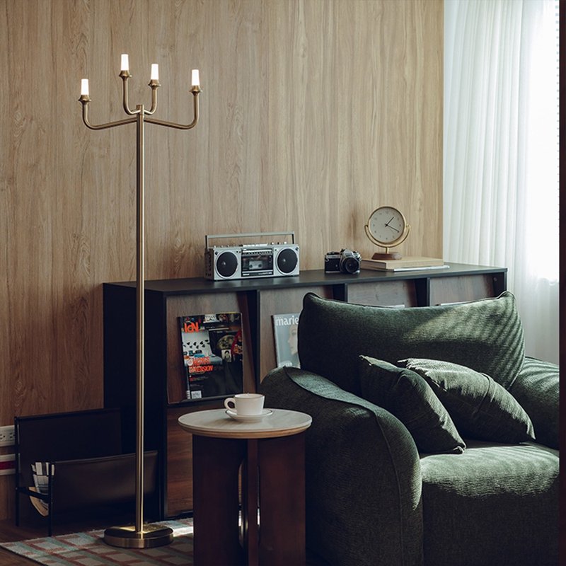 Vela 移动式落地烛台 - 灯具/灯饰 - 其他金属 金色