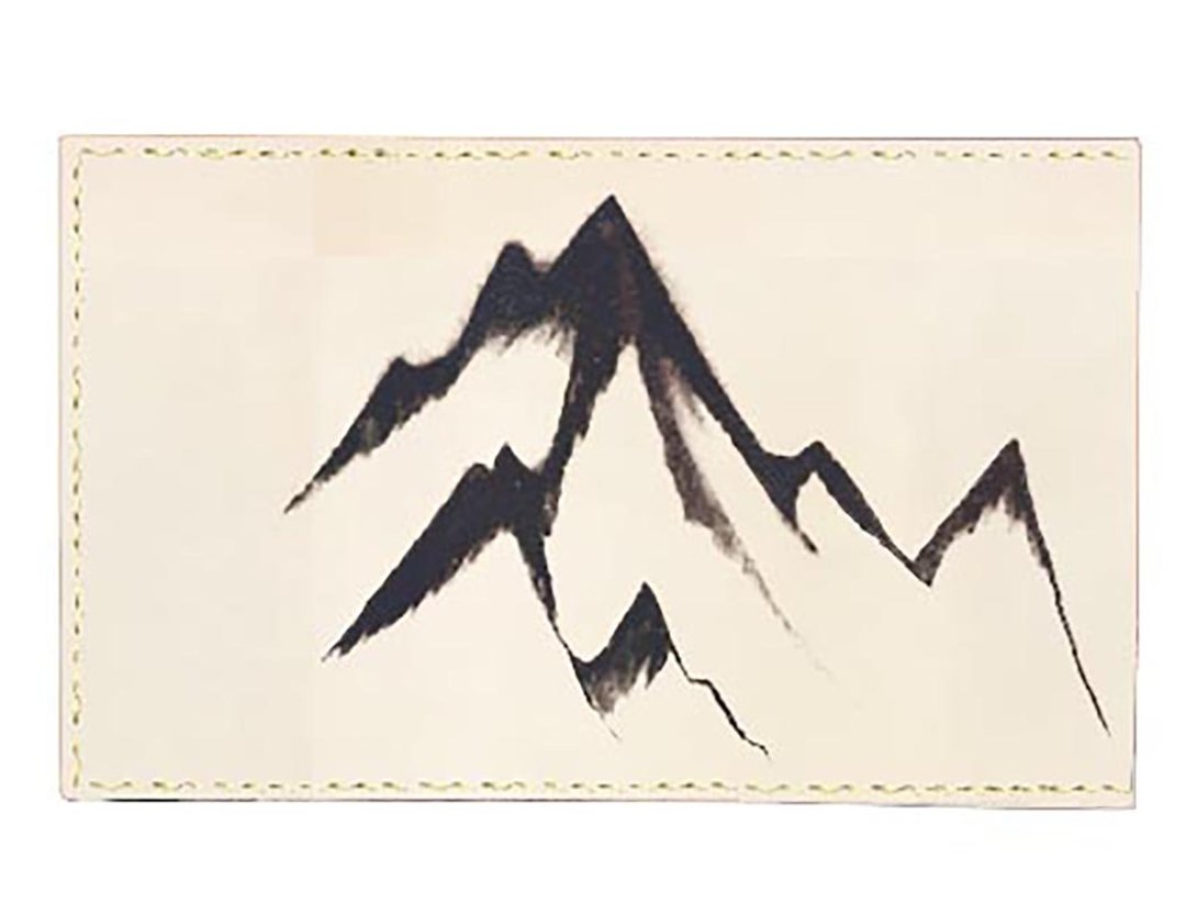 钞悠小袋 台湾玉山 能高山 - 护照夹/护照套 - 真皮 红色