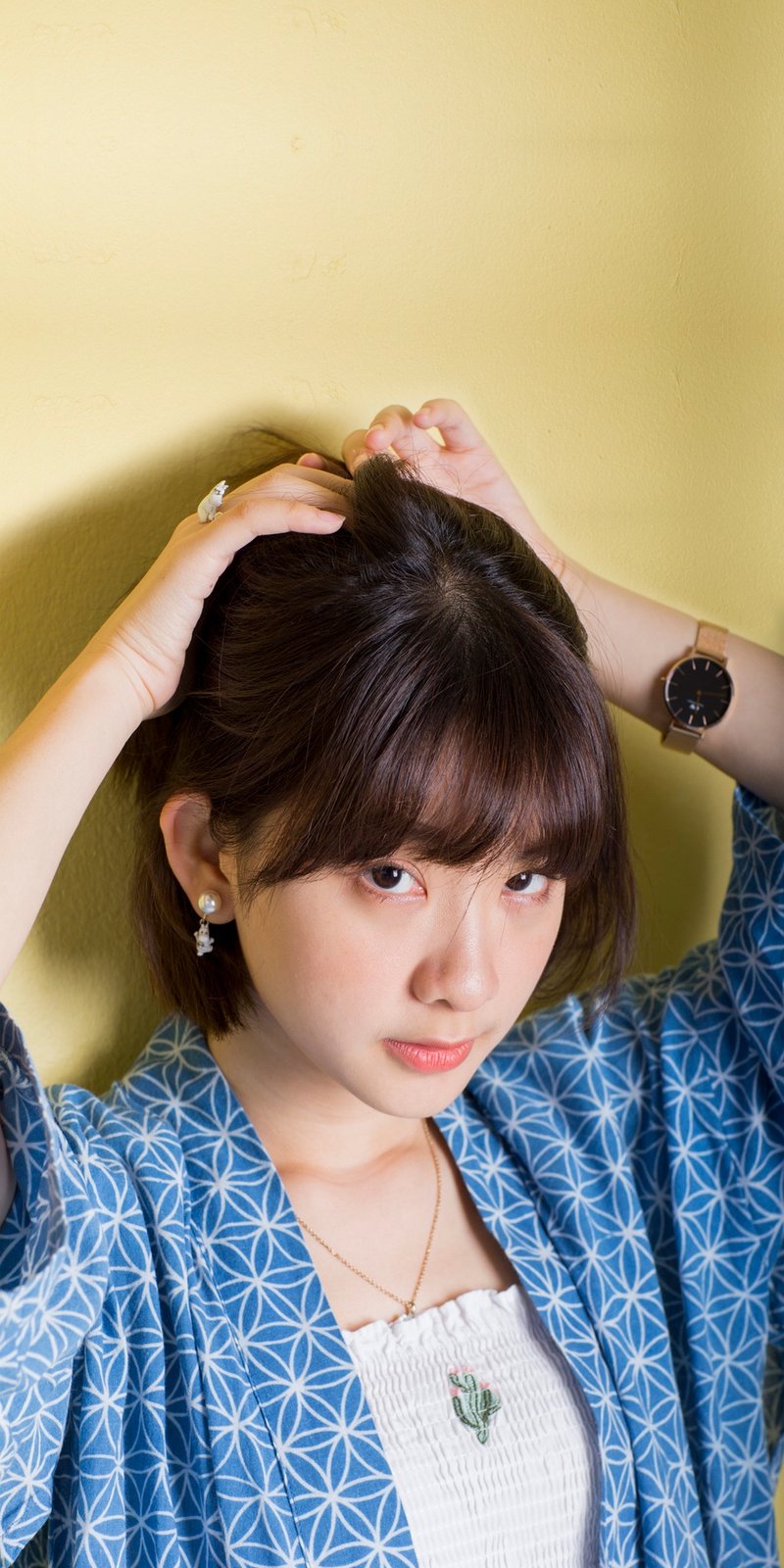 Clip on Hanging Earring - Moomin - 耳环/耳夹 - 其他金属 白色