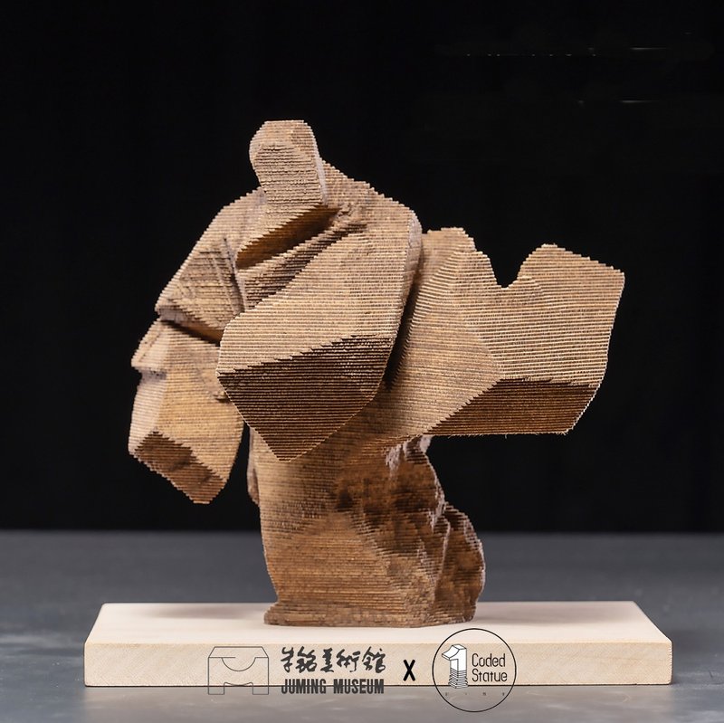 【Code Statue】太极叠叠乐立体拼图  转身蹬腿 朱铭美术馆联名款 - 木工/竹艺/纸艺 - 纸 