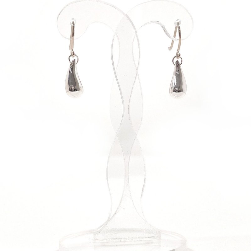 【日本直送 二手美品】蒂芙尼 TIFFANY&Co. 耳环 泪滴 艾尔莎·柏 લે蒂 银 925 - 耳环/耳夹 - 纯银 银色