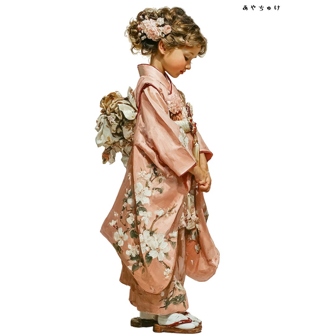 【12月新品4】07-114-0131 人物贴纸 和服复古 - 贴纸 - 纸 
