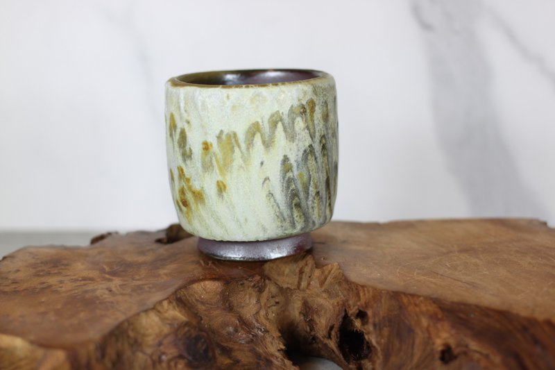 【沐春生活】浑沌 手工柴烧 日式茶杯 名家叶敏祥手作 - 茶具/茶杯 - 瓷 