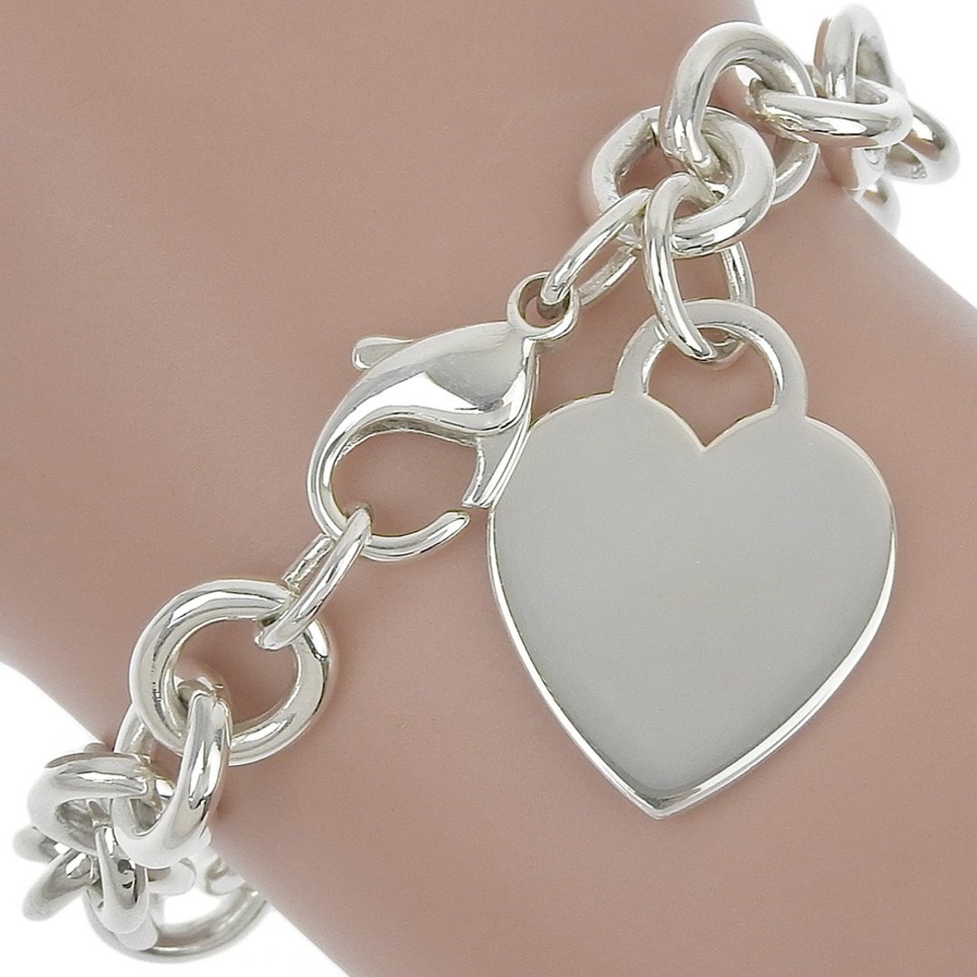 【日本直送】蒂芙尼 TIFFANY&Co. Return to Tiffany 手链 爱心标志 银 925 爱心 约 34.1g 女性【二手】 - 手链/手环 - 银 银色