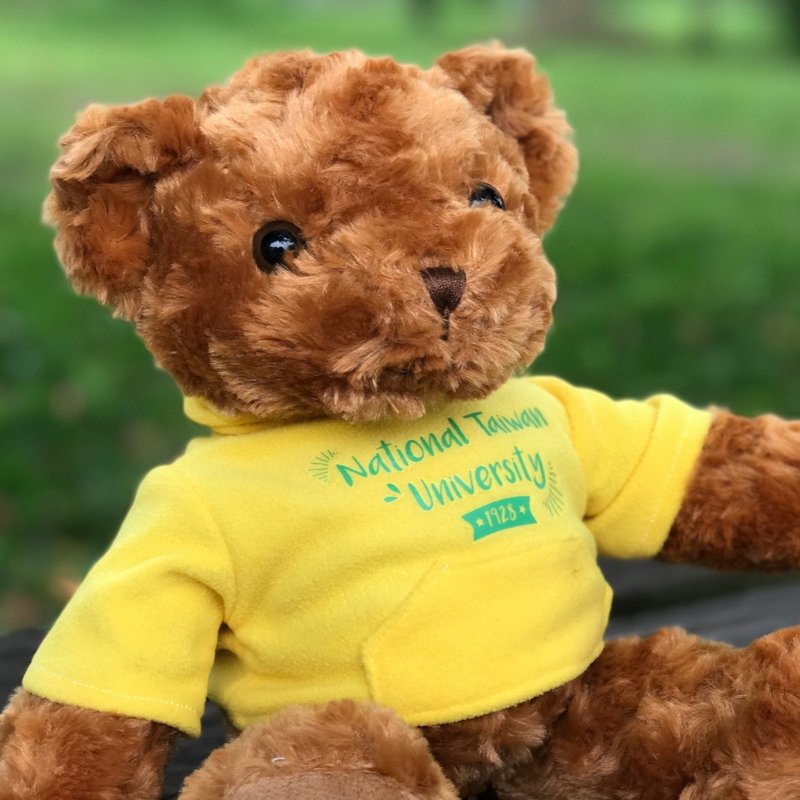 2017 NTU毕业纪念熊 金棕（黄帽T） - 玩偶/公仔 - 棉．麻 