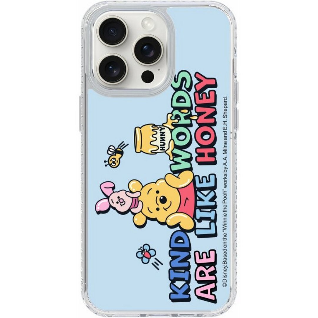 迪士尼 小熊维尼 iPhone16 Samsung S25 气垫防摔标准镜面手机壳 - 手机壳/手机套 - 塑料 多色
