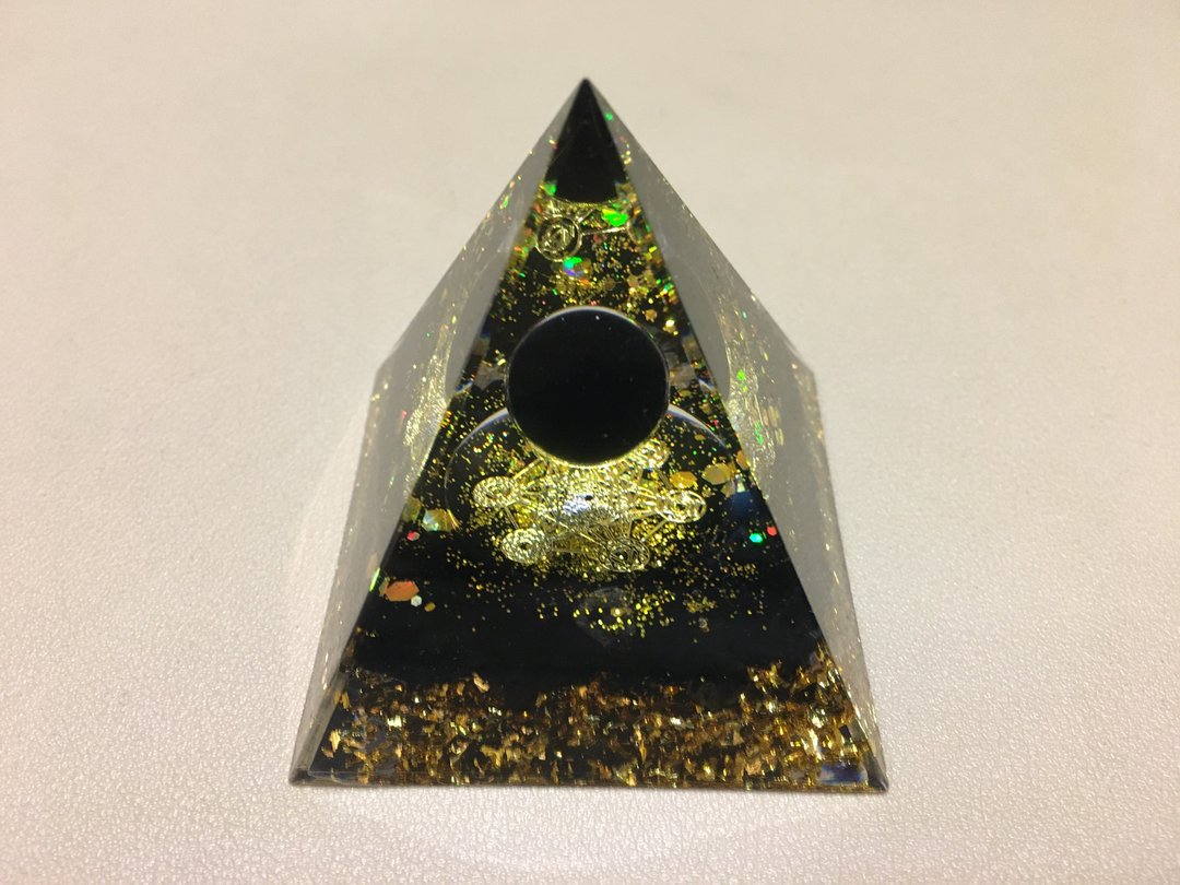 黑曜石 7 星阵能量塔 辟邪和保平安 - 摆饰 - 水晶 