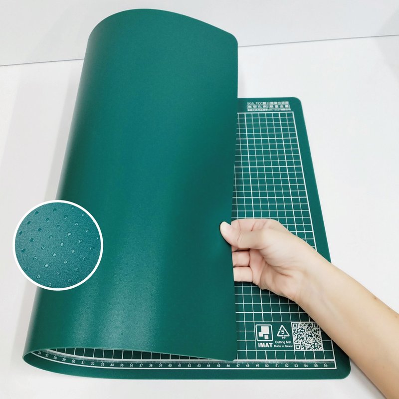 【学生专用】iMAT无毒环保桌垫 1.5mm 网格/止滑 - 其他书写用品 - 环保材料 绿色