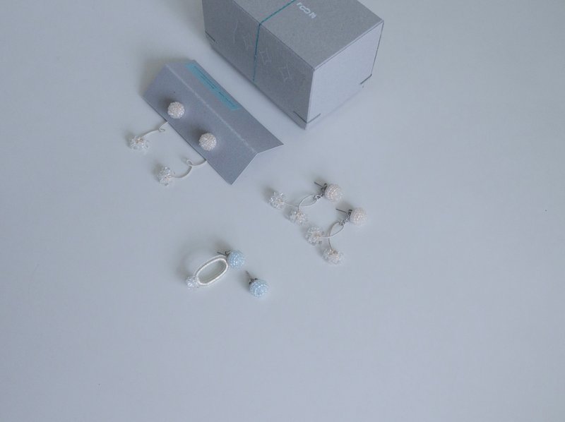 0907客人订制 - 戒指 - 绣线 银色