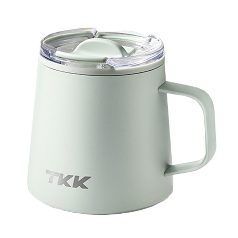 【TKK】悦氧Life 316不锈钢x陶瓷喷涂 保温咖啡杯 350ML-松石青 - 保温瓶/保温杯 - 不锈钢 