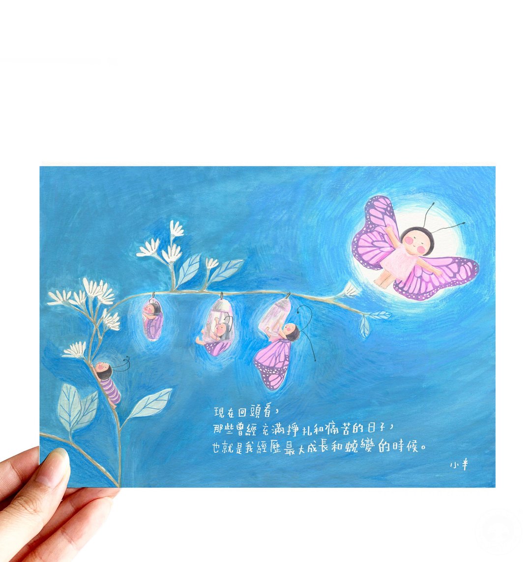 71. 小半画 -  破茧 - 卡片/明信片 - 纸 