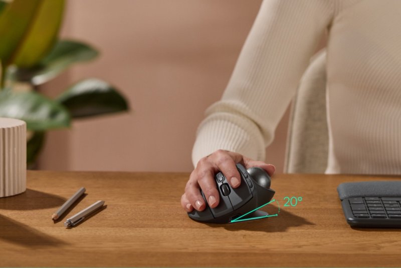 罗技 MX ERGO S无线蓝牙轨迹球鼠标 - 电脑配件 - 塑料 