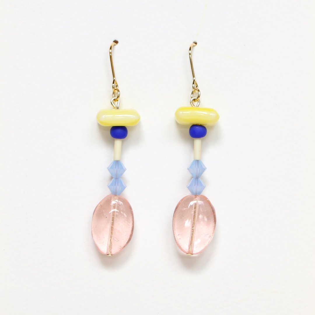 Bead Earrings - 耳环/耳夹 - 其他材质 多色