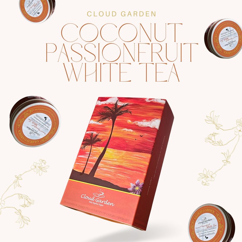 花园盛宴 | 舒缓光采 | 椰香百香果风味白茶 - 茶 - 植物．花 