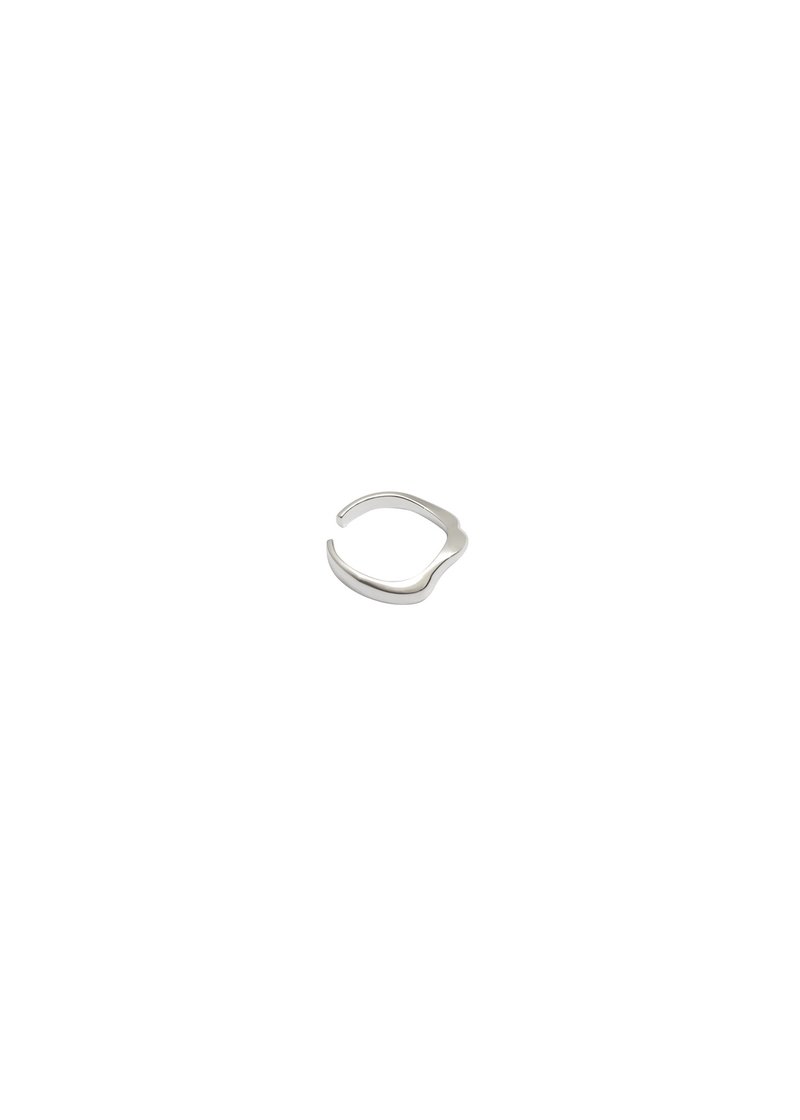 002.RING (Silver) 戒指/耳挂 - 戒指 - 铜/黄铜 银色