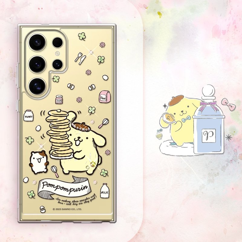 三丽鸥 Samsung Galaxy S系列防震双料水晶彩钻手机壳-松饼布丁狗 - 手机壳/手机套 - 其他材质 多色