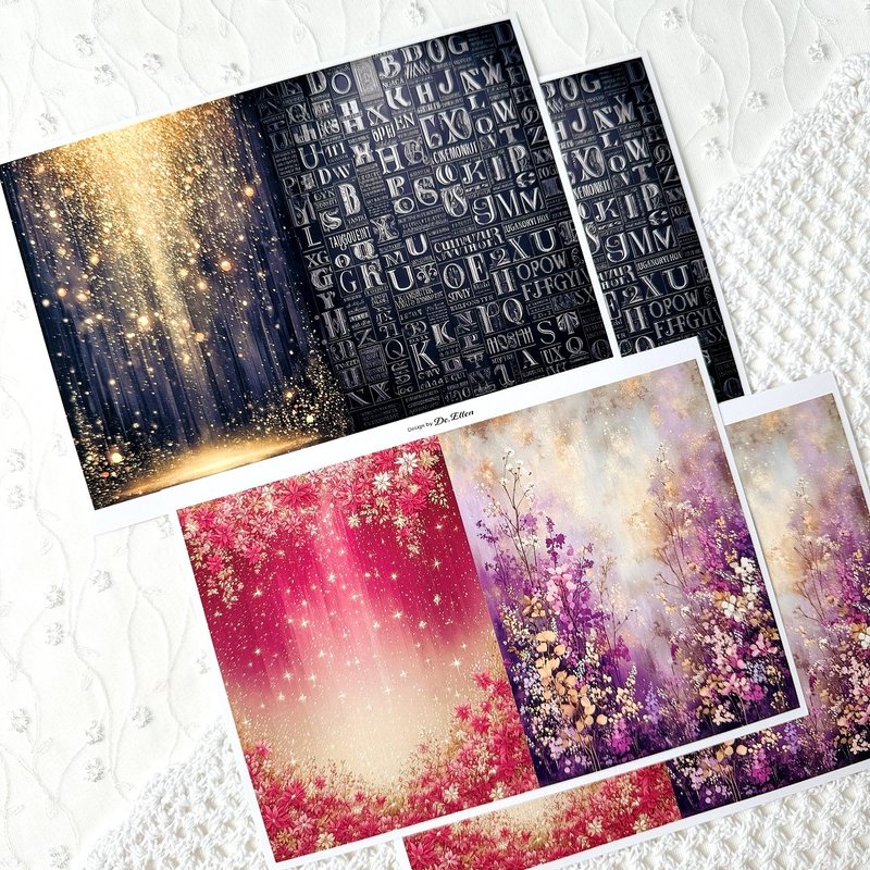 Z578 - 多种背景素材 - 贴纸 - 纸 