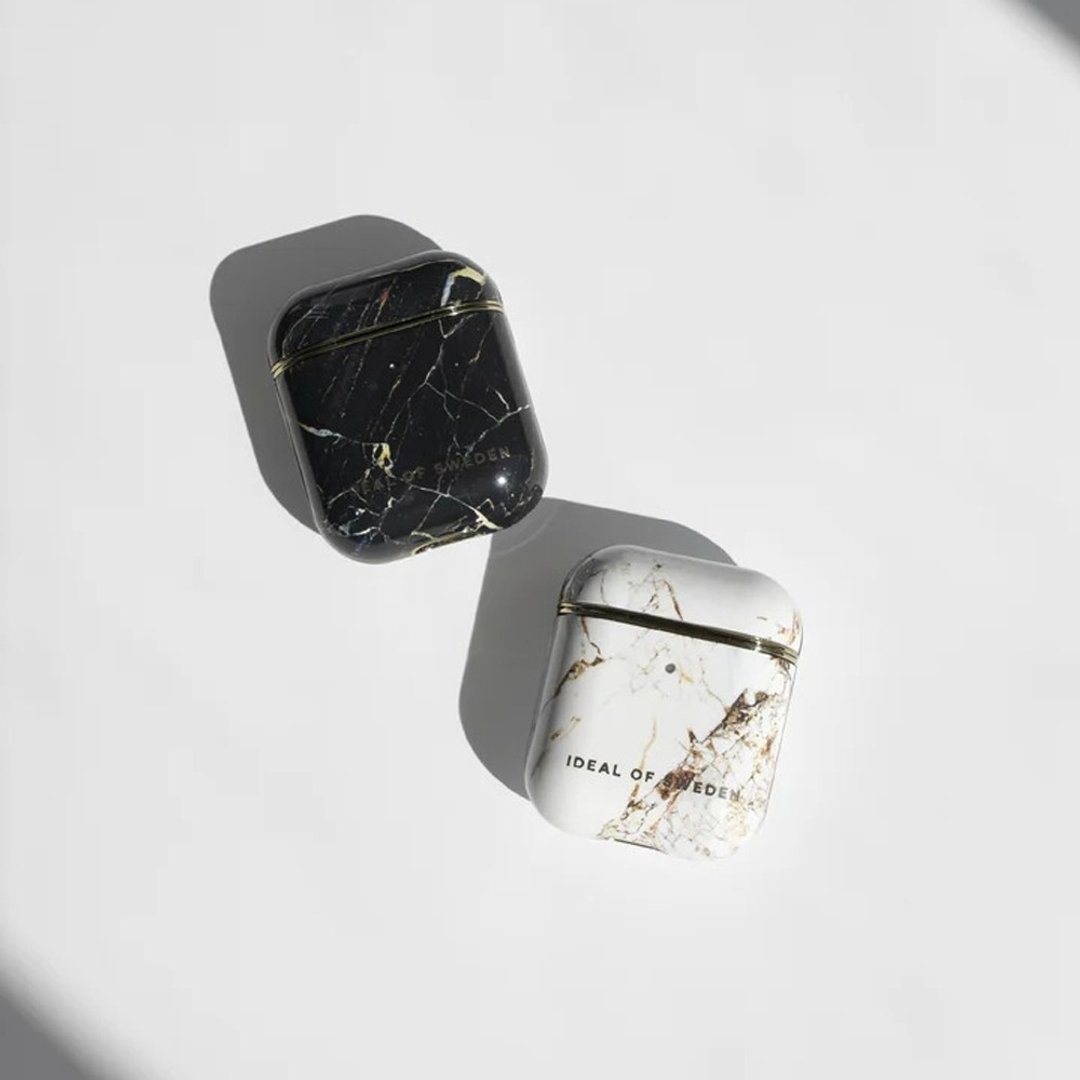 AirPods 3 / AirPods Pro 1/2北欧时尚耳机保护壳-摩洛哥罗兰黑金 - 耳机收纳 - 塑料 黑色