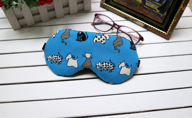 猫 可调式 睡眠眼罩 sleep mask - 眼罩 - 棉 