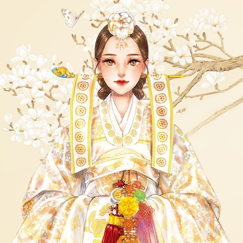 Chrysanthemum sticker (2color) - 贴纸 - 纸 