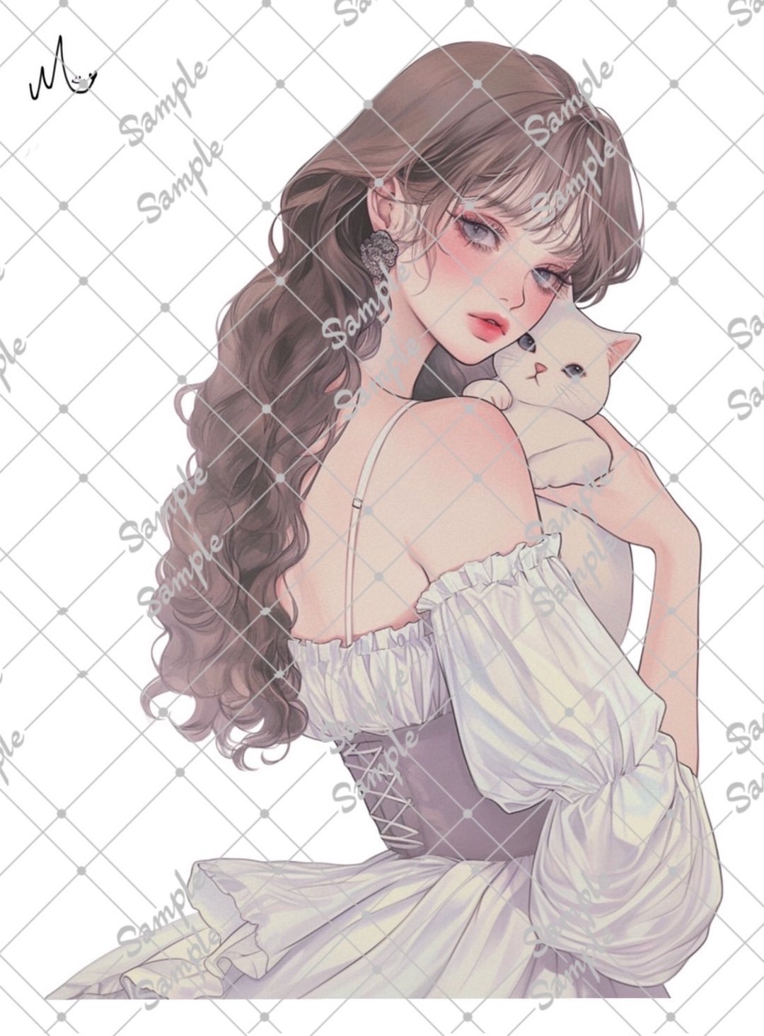 原创人物贴纸 8月新作 - 贴纸 - 纸 