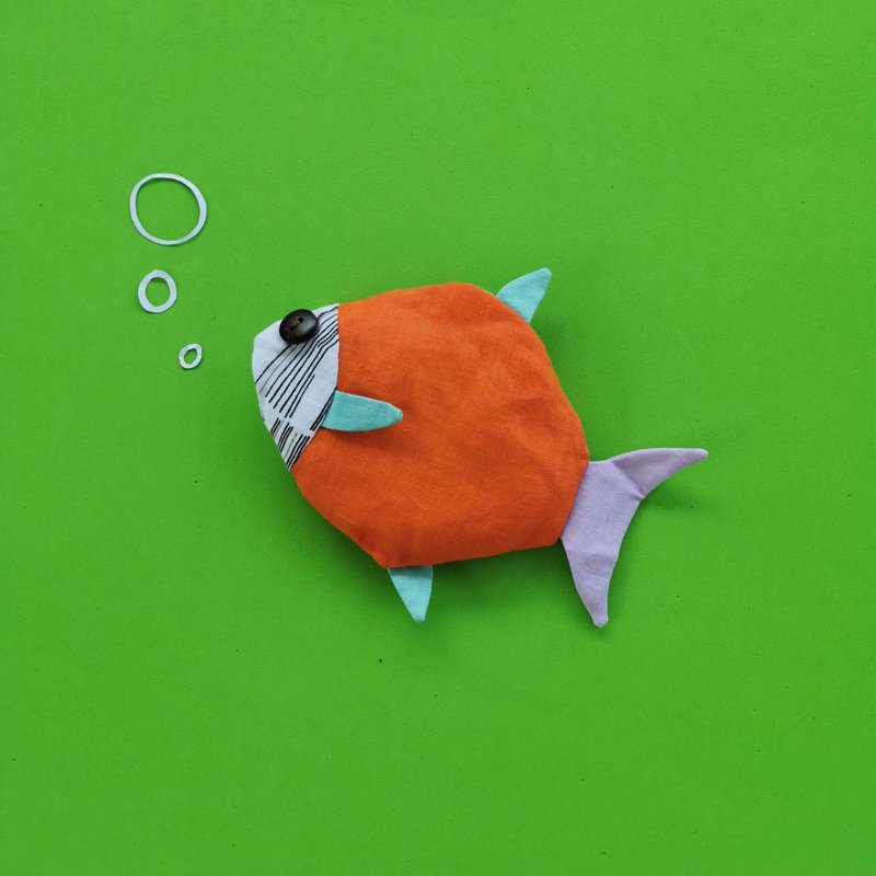 magFish is laundry product without chemical-Orange and green - 衣物清洁 - 亚麻 橘色