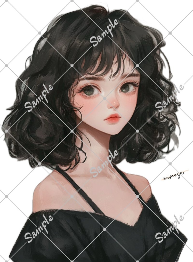 原创角色贴纸 5 件套 - 贴纸 - 纸 